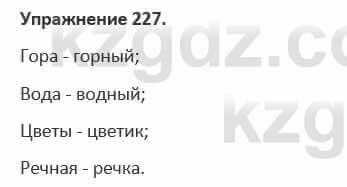 Русский язык и литература Учебник. Часть 1 Жанпейс 5 класс 2017 Упражнение 227