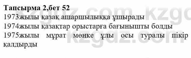 Казахская литература Актанова А.С. 8 класс 2018 Упражнение 2