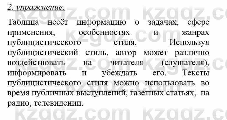 Русский язык и литература Учебник. Часть 1 Жанпейс У. 8 класс 2018 Упражнение 2