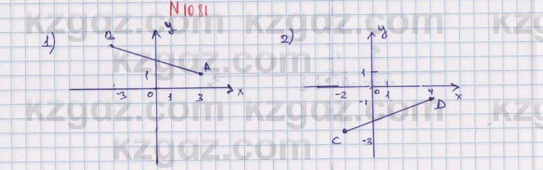 Математика Алдамуратова 6 класс 2018  Упражнение 1081