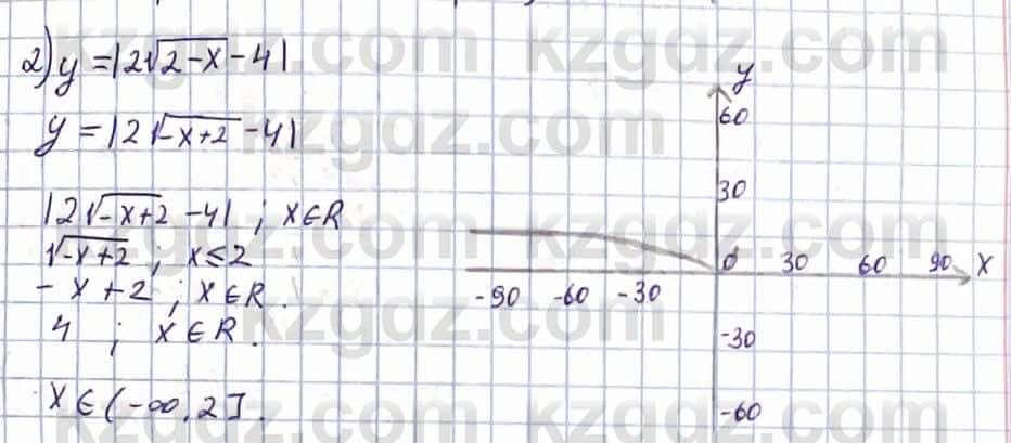 Алгебра Естественно-математическое направление Абылкасымова А. 10 класс 2019 Упражнение 6.10