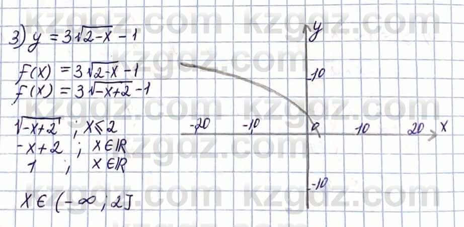 Алгебра Естественно-математическое направление Абылкасымова А. 10 класс 2019 Упражнение 6.3