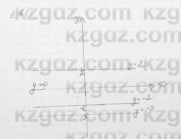 Алгебра Шыныбеков 7 класс 2017 Упражнение 3.51