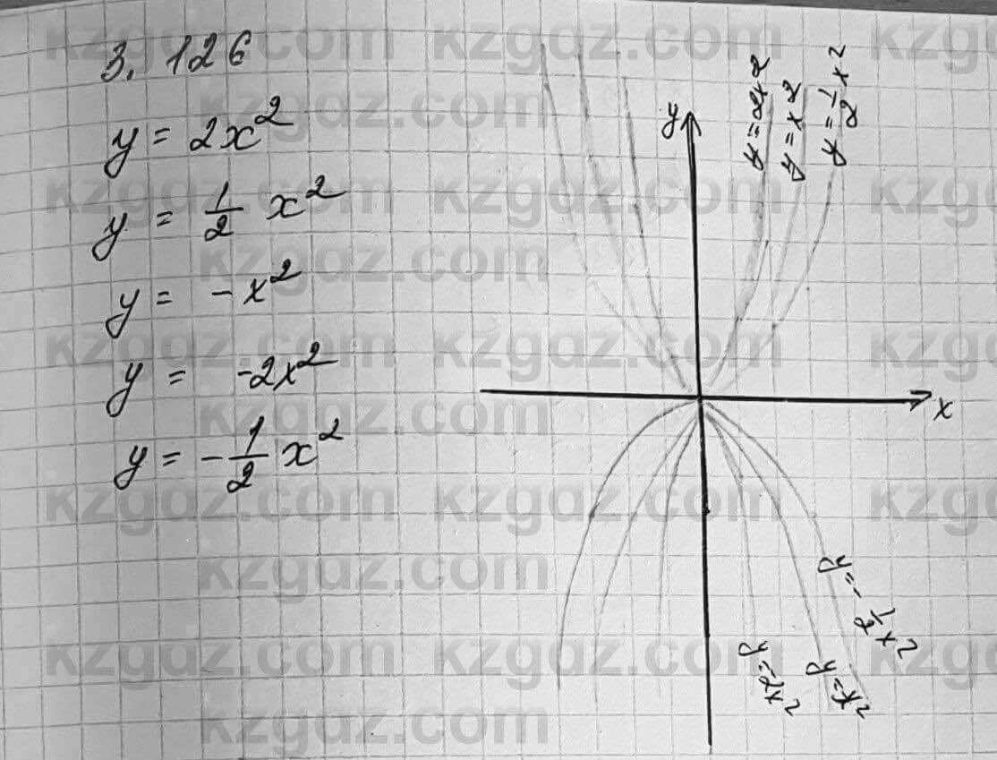 Алгебра Шыныбеков 7 класс 2017 Упражнение 3.126