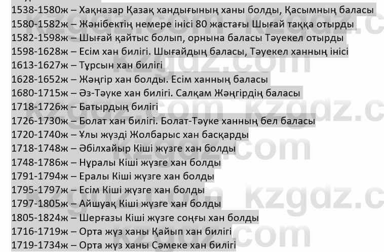 Казахская литература Дерибаев С. 8 класс 2018 Упражнение 1