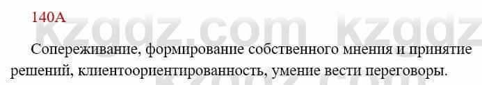 Русский язык Сабитова 8 класс 2018 Упражнение 140А