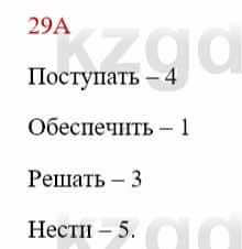 Русский язык Сабитова 8 класс 2018 Упражнение 29А