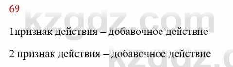 Русский язык Сабитова 8 класс 2018 Упражнение 69А