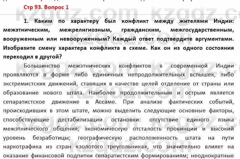 География Каратабанов Р. 7 класс 2019 Вопрос стр.93.1