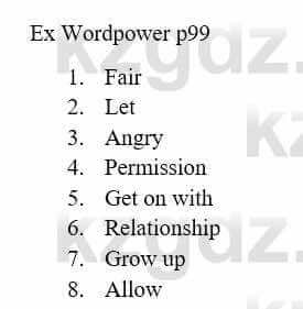 Английский язык Laser A1+ for Kazakhstan (Grade 6) Student`s Book  Malcolm Mann 6 класс 2018 Упражнение Word power