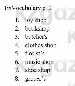 Английский язык Laser A1+ for Kazakhstan (Grade 6) Student`s Book  Malcolm Mann 6 класс 2018 Упражнение Vocabulary