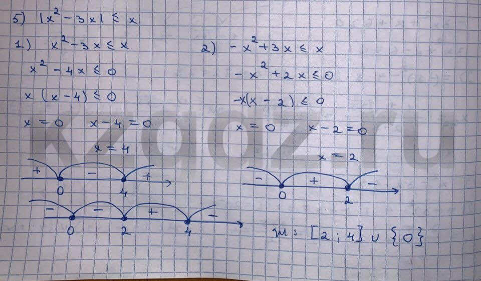 Алгебра Шыныбеков 9 класс   Упражнение 743