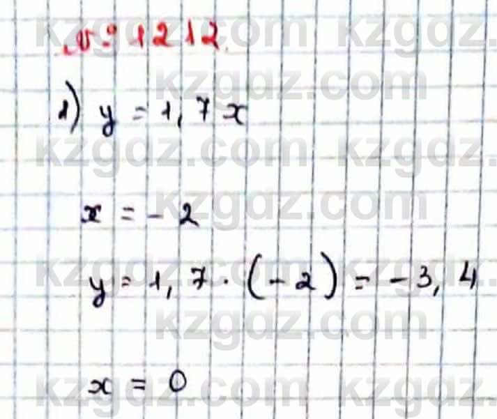 Математика Абылкасымова 6 класс 2018 Упражнение 1212