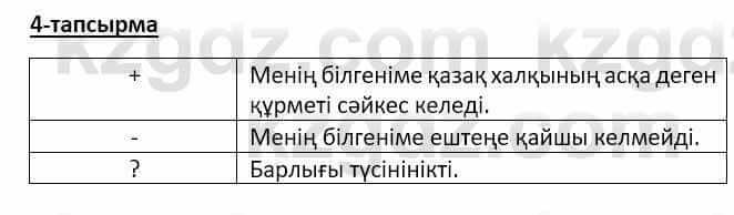 Казахский язык Аринова 6 класс 2018 Упражнение 4