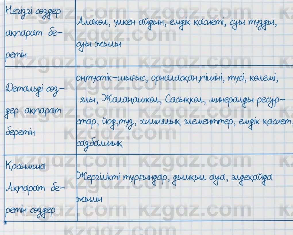 Қазақ тілі Әрінова 6 класс 2018  Упражнение 7
