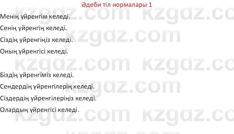 Казахский язык Отарбекова Ж.К. 7 класс 2024 Упражнение 1