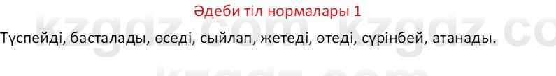 Казахский язык Отарбекова Ж.К. 7 класс 2024 Упражнение 1