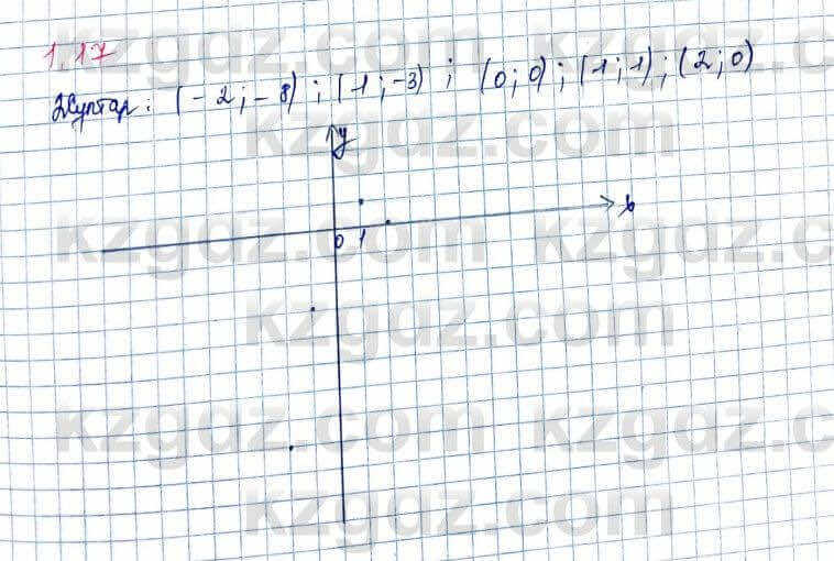 Алгебра и начало анализа ЕМН Шыныбеков 10 класс 2019  Упражнение 1.17