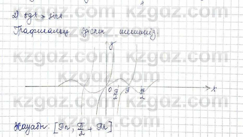 Алгебра и начало анализа ЕМН Шыныбеков 10 класс 2019  Упражнение 3.71