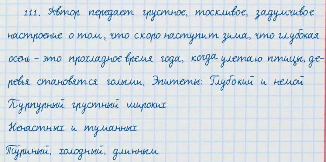 Русский язык и литература Жанпейс 7 класс 2017  Упражнение 111