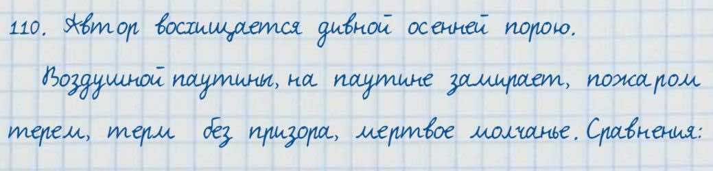 Русский язык и литература Жанпейс 7 класс 2017  Упражнение 110