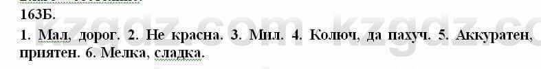 Русский язык Сабитова 6 класс 2018 Упражнение 163Б