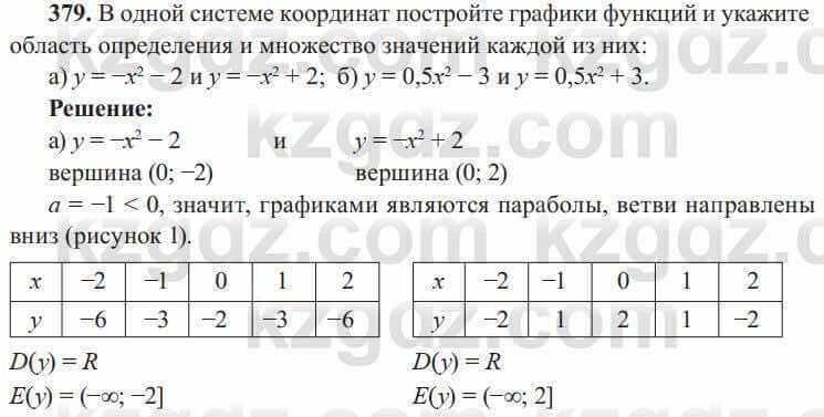 Алгебра Солтан 8 класс 2020  Упражнение 379