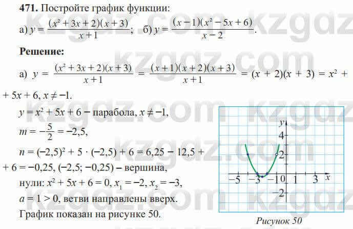 Алгебра Солтан 8 класс 2020  Упражнение 471