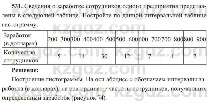 Алгебра Солтан 8 класс 2020  Упражнение 531