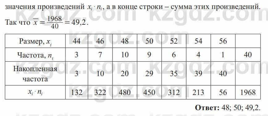 Алгебра Солтан Г. 8 класс 2020 23.Таблицы, полигоны и гистограммы частот Упражне