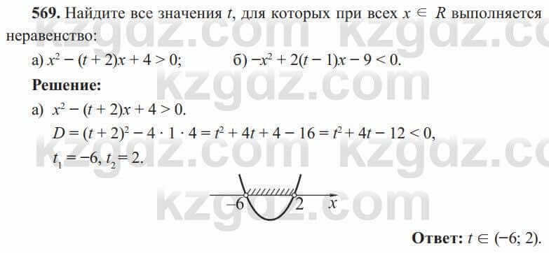 Алгебра Солтан 8 класс 2020  Упражнение 569