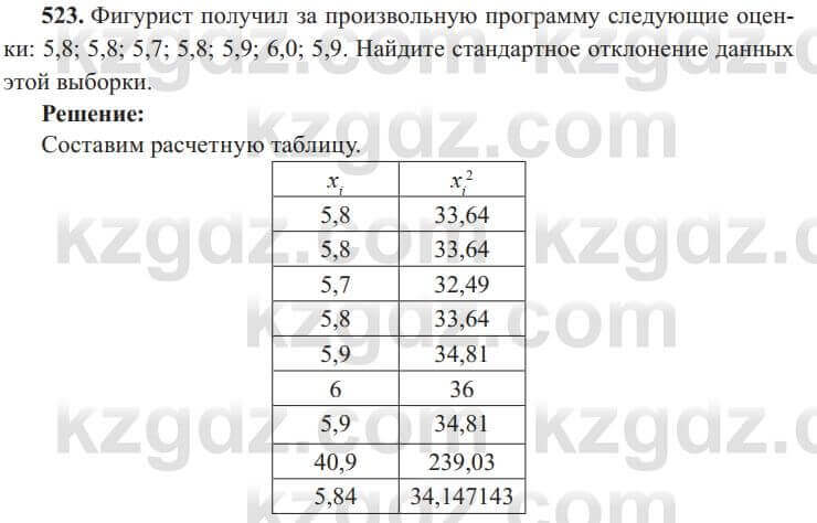 Алгебра Солтан 8 класс 2020  Упражнение 523