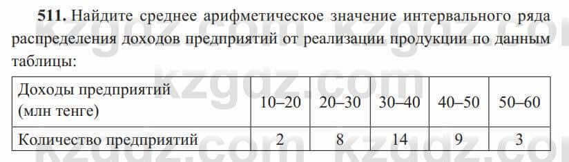 Алгебра Солтан 8 класс 2020  Упражнение 511