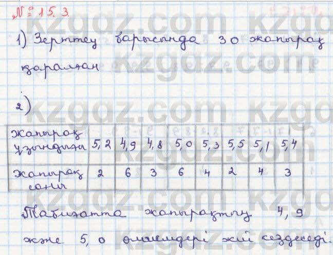 Алгебра Абылкасымова 8 класс 2018  Упражнение 15.3