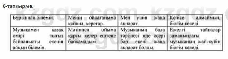 Казахский язык Косымова 7 класс 2018 Упражнение 6
